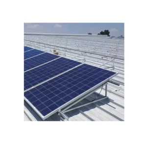 Adjustable Flat Structure Solar Panel Mounting System Bracket Solar Metal Roof Mounts