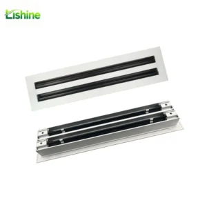 Adjustable Linear Slot Diffuser Aluminum HVAC Ceiling Air Vent Grille Custom Size VAV Air Conditioning Outlet