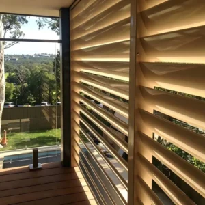 Adjustable Modern Sunshade UV Resistant Heat Insulated Curtain Wall Exterior Building Aluminum Louver