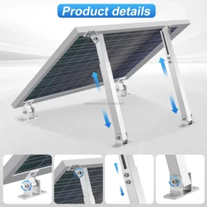 Adjustable PV Bracket Solar Mounting Solar Adjustable Tilt Front Leg Rear Leg for Flat Roof