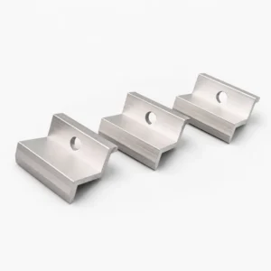 Adjustable Secure Stainless Steel End Clamp For Ground Mount Solar Racking Systems And Solar Carport Roof Mounting Systems