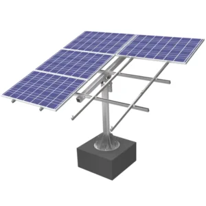 Adjustable Single-column Solar Panel Frame Galvanized Steel Customized Concrete Aluminum Alloy & Carbon Steel