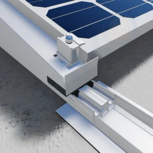Adjustable Solar Mounting Bracket Flat Concrete Roof Corrugated Metal Roof Aluminum Frame System
