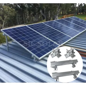Adjustable Solar Mounting System Telescopic Aluminum PV Panel Bracket for Degree Roof Flat Tile Solar System
