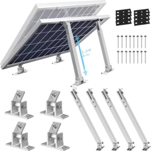 Adjustable Solar Panel Mounting Brackets for Roof Ground with Tilt Legs