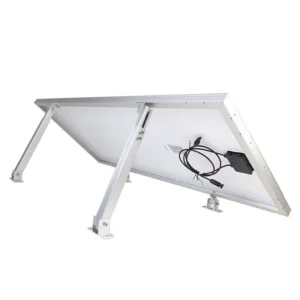 Adjustable Solar Panel Tilt Mounting Brackets Portable Aluminum Frame PV Mount Racking Structure for RV Roof Ground