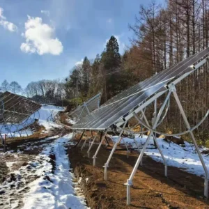 Adjustable Tilt Angle Solar Ground Mounting System for Solar Panel Pv Bracket Kit Structure