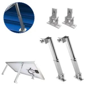 Adjustable Tilt Front Leg Rear Leg of Solar Panel Mounting System PV Bracket Mount Balcony Solar Mount System