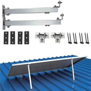 Adjustable Tilt Mounting Bracket Metal Roof Solar Racking System Flat Roof Solar Adjustable Leg