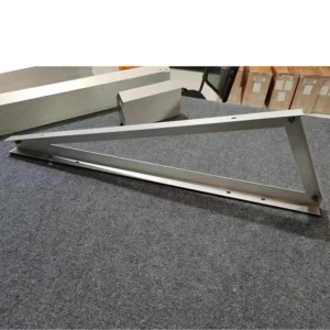 Adjustable Triangle Aluminum Solar Panel Roof Mounting Bracket Stainless Steel Flat Rack for Rooftop Installation