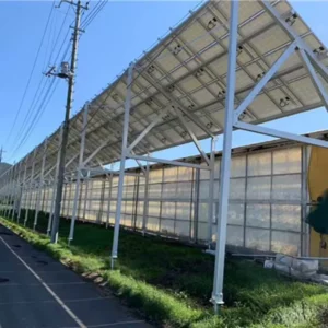 Agricultural Solar Farm Ground Mounting System Aluminium Alloy Anodized Photovoltaic Brackets with 25-Year Durability