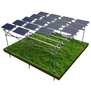 Agricultural Solar Mount Racking Solar Farm Steel Aluminum Frame Solar Mounting Framland Constructions