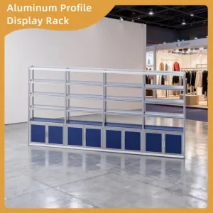 Air Circulation Aluminum Extrusion Trade Show Display Rack Stable Multi Tier Shelving with Ventilated Cabinets