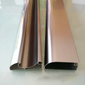 All Aluminum Home Crystal Steel Cabinet Doors and Furniture Aluminum Profiles