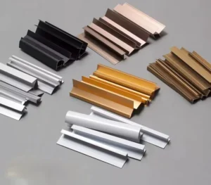 Aluminium Alloy Decorative Wall Panel Trim Profiles Modern Design Style for 9mm Panels for Apartments