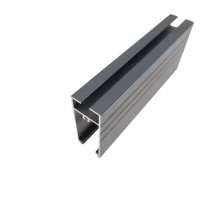 Aluminium Alloy Profile Powder Coated Matte Silver Aluminum Profile for Furniture