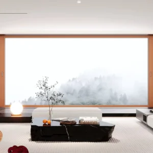 Aluminium Aluminum Alloy Thermal Break Insulation Seamless Welding Window with Round Corner Design for Office Home Villa