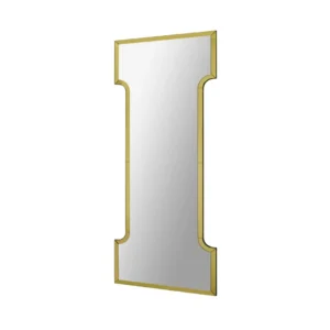 Aluminium Framed Minimal Floating Decorative Bathroom Mirror Slim Profile IP44 LED Option