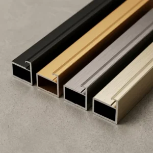 Aluminium Furnitures Kitchen Cabinets Glass Door Profile Hardware Accessories for Furniture Use Glass Shower Door Room