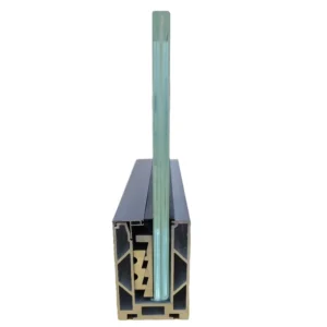 Aluminium Handrail Bracket For Post Stair Railings Laminated Glass Accessory System For Balustrades Handrails