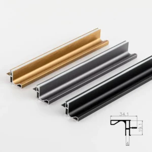 Aluminium Kitchen Cabinet Profile for Furniture Kitchen Cabinet Including Handle and Accessories