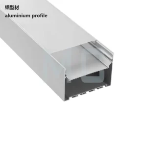 Aluminium Profile 100mm Width Acrylic U Channel 80MM Height Housing