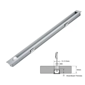 Aluminium Profile Customized Length Motion Sensor Induction 45 Degree Lighting Angle Recessed LED Strip Light for Wardrobe