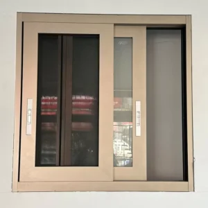Aluminium Profile Glass Windows Simple Design Aluminum Alloy Frame Sliding Windows