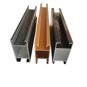 Aluminium Profile Windows Doors Custom Bending Cutting AA Grade 6063 Aluminum Window Profile
