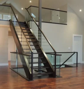 Aluminium Security Balustrades Aluminum Metal Frameless Profile U Channel Clamp Glass Railing