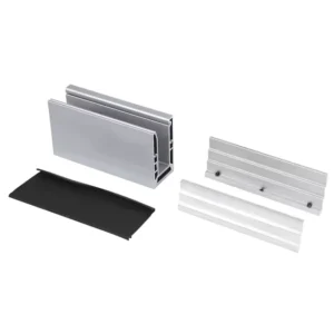 Aluminium Security Balustrades Aluminum Metal Frameless Profile U Channel Clamp Glass Railing