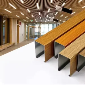 Aluminium Square Tube for European Architectural Facade Ceiling Frame and Interior Decoration Extruded Aluminum Profile