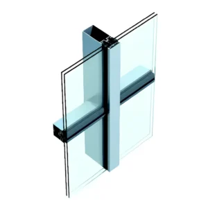 Aluminum 6000 Series Curtain Wall Profile Systems with Bending Service