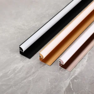Aluminum 6000 Series Decoration Molding Aluminum Tile Trim Flat Bending Cutting Welding Anodized Multiple Colors Easy