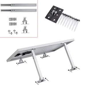 Aluminum Adjustable Solar Panel Mounting Bracket with Front Leg Rear Leg