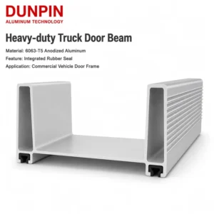 Aluminum Alloy 6000 Series Square Tube Profiles for Truck Body Door Beam Cutting Bending Welding Services T4 T5 T6 Temper