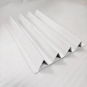 Aluminum Alloy Eco Friendly Triangular Great Wall Panel Wave Board Design Matte Surface Easy Installation for Mall Background