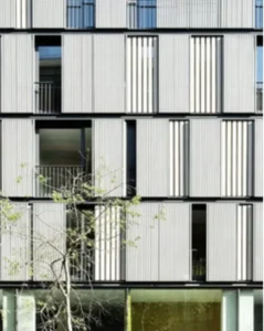 Aluminum Alloy Eco Friendly Vertical Louver Aerofoil Louver Residential House