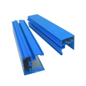 Aluminum Alloy Modern Easy Assembly Customizable Color Curtain Wall Post Profile with Cutting and Bending Services 6000 Series
