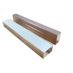 Aluminum Alloy Modern Edge Tile Trim Profile Staircase Nosing Stair Protect Decorative LED Lamp Strip Customizable Length