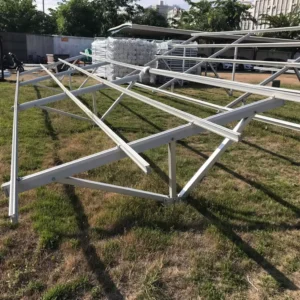 Aluminum Alloy Mounting Rack Solar Ground Panel Frames and Tracking Bracket Ground Solar Mounting System for Solar Panels