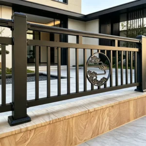 Aluminum Alloy Outdoor Handrail Guardrail, Residential Villa Railing, Community Security Fence