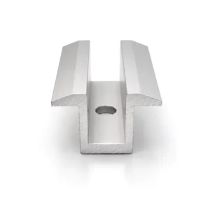 Aluminum Alloy PV Module Mid Clamps for Solar Panel Mounting and Carport Roof Systems High Corrosion Resistance