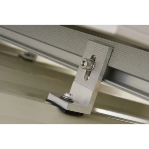 Aluminum Alloy PV Mounting Bracket Solar Panel Short Rail Mount Hot Dip Galvanized for Roof Rooftop Carport