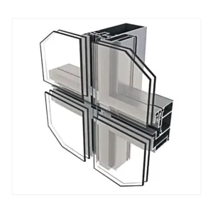 Aluminum Alloy Profile Customization Extruded Industrial Curtain Wall Aluminum Profiles