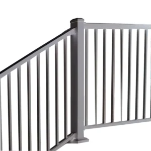 Aluminum Alloy Railing System for Balcony, Stair, Terrace & Deck, Outdoor Modern White Handrail System OEM Manufacturer