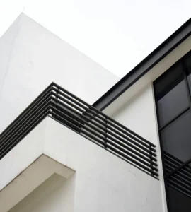 Aluminum Alloy Semi Privacy Fencing Waterproof & Rust Resistant Ideal for Stairs, Balconies, and Parks Easy to Install