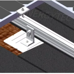 Aluminum Alloy Solar Panel Mounting Bracket for Asphalt Shingle Roof CE Certification 25YRS Service Life 60M/s Wind Load