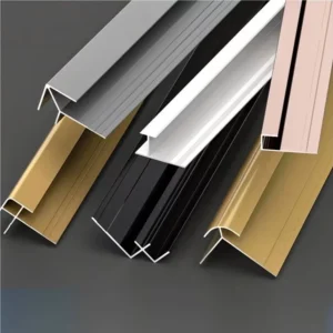 Aluminum Alloy Wall Tile Decoration Metal Profiles Trim Modern Design Style Gold Strip Stainless Steel for Interior Decoration