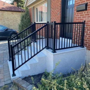 Aluminum Balustrade Handrail Railings For Balcony Staircase Aluminum Picket Railing Systems